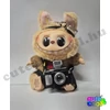 Labubu figura kamerával 18 cm - barna