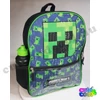 Minecraft blue Creeper 5 pieces school bag set