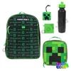 Minecraft Creeper 5 darabos iskolatáska szett