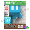 Minecraft Allay 3D ikon lámpa
