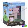 Minecraft Axolotl 3D ikon lámpa