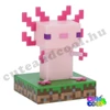 Minecraft Axolotl 3D ikon lámpa