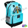 Minecraft turquoise-blue color stone pickaxe school bag