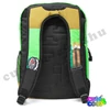 Minecraft green Stone pickaxe school bag