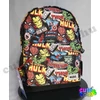 Marvel Comics Superheroes USB charge ergonomic school bag