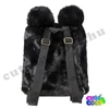 Disney Mickey Mouse black plush bag