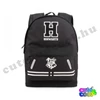 Harry Potter Hogwarts USB charge black school bag