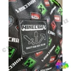 Minecraft Creeper and TNT black school bag