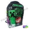 Minecraft Creeper Metro Art Iskolatáska