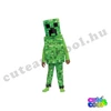 Minecraft Creeper Farsangi gyerek jelmez