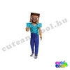 Minecraft Steve farsangi gyerek jelmez