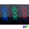 Marvel America Captain 2D portrait led lamp