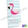 Flamingós strandtörölköző
