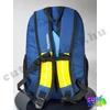 PlayStation blue-yellow school bag