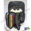 Batman glowing school bag set