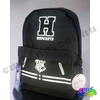 Harry Potter Hogwarts USB charge black school bag