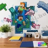 minecraftos szoba dekor