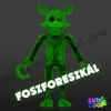 foszforeszkalo five nights at freddy's foxy figura