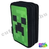 Minecraft Creeper 3 emeletes töltött tolltartó