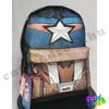 Marvel Captain America USB charge school bag