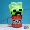 Minecraft ceramic mug and sock gift set
