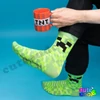 Minecraft ceramic mug and sock gift set