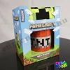 Minecraft ceramic mug and sock gift set
