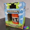 Minecraft ceramic mug and sock gift set