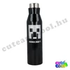 Minecraft black stainless steel water bottle