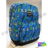 Minecraft Alex-Steve and mobs blue school bag