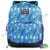 Minecraft Alex-Steve and mobs blue school bag