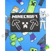 Minecraft Alex-Steve and mobs blue school bag