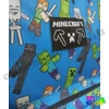 Minecraft Alex-Steve and mobs blue school bag