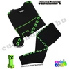 Minecraft Creeper cotton kids tracksuit