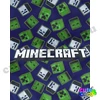 Minecraft blue drawstring gym bag