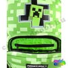 Minecraft breaking out Creeper green school bag