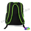 Minecraft breaking out Creeper green school bag