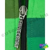 Minecraft Creeper patterned zip-up Hoodie