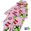 Minecraft Creeper pink onesie