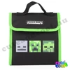 Minecraft green 4 pieces school backpack set
