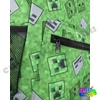 Minecraft green 4 pieces school backpack set