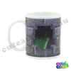 Minecraft Creeper heat-changing mug