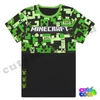Minecraft green-black Creeper pajamas with shorts