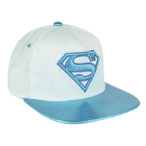 Superman Women's light blue snapback cap
