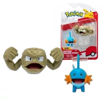 geodude és mudkip pokémon figurák