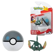 pokémon clip n go harci figura pokélabdéval