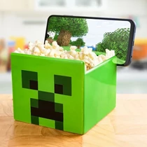 Minecraft popcorn tartó