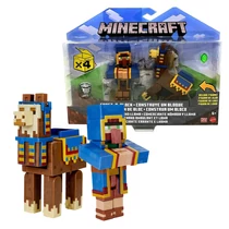 minecraft kereskedő figura lámával