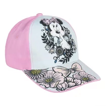 Minnie Mouse pink-white baseball cap