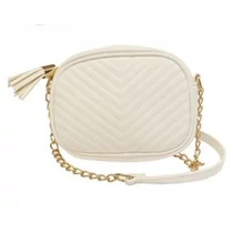 Steppelt női válltáska - fehér